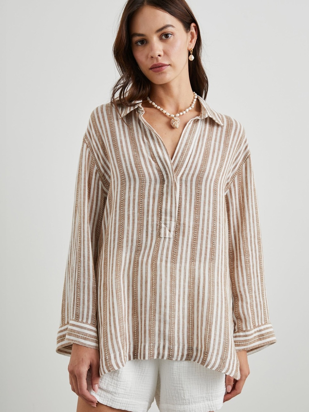 Rails Banks Top in Palo Santo Stripe